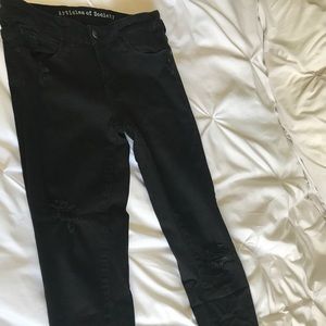 Articles of Society black ripped jeans